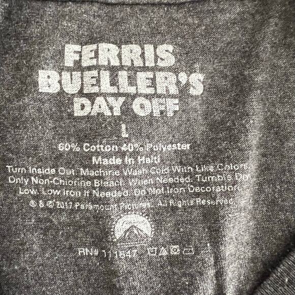 Save Ferris Gray Mens Short Sleeve T Shirt Size Large - Picture 6 of 6